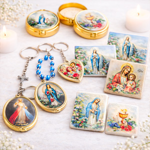 Key Rings, Magnets, Pyxes